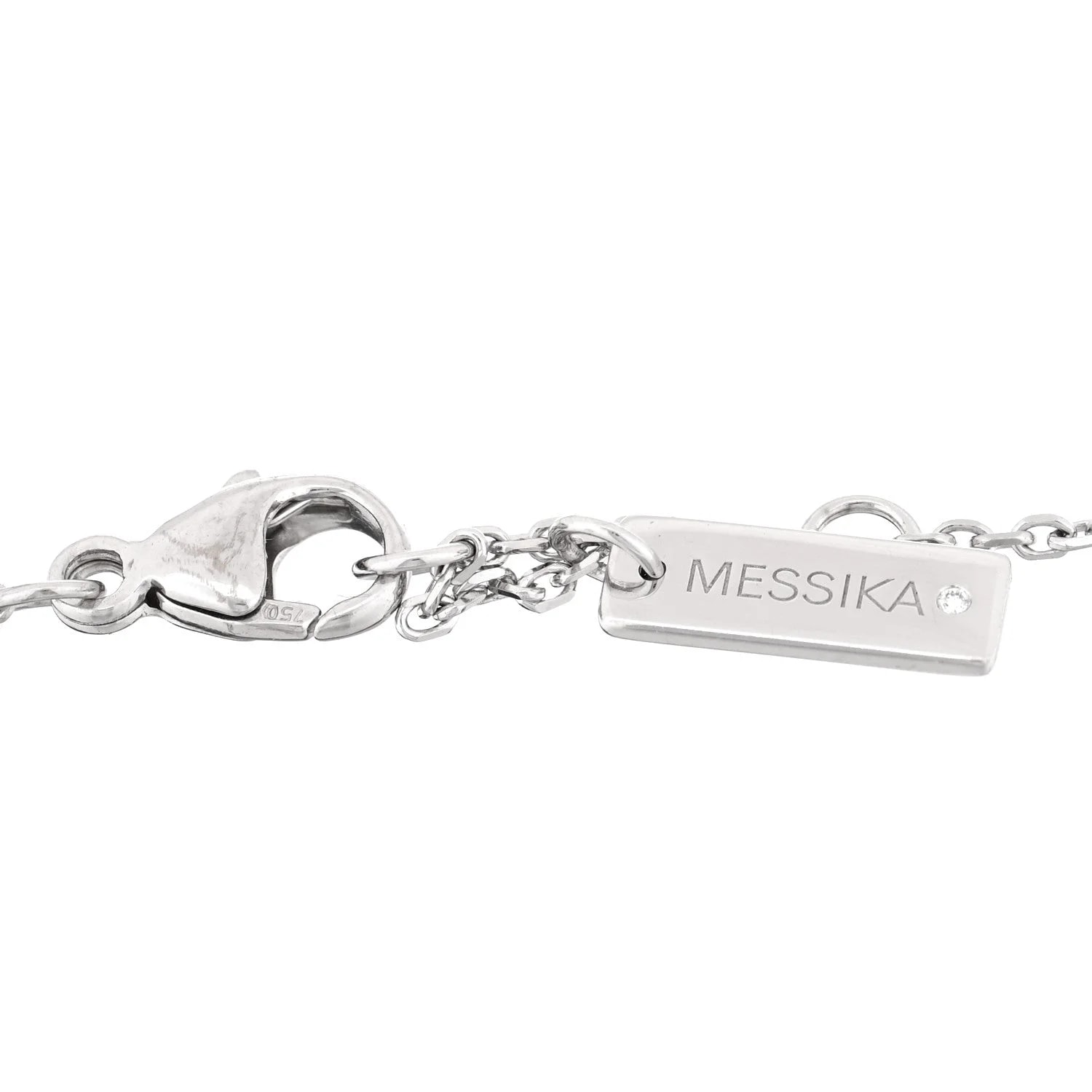18K White Gold Classic Baby Move Pave 3