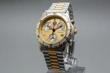 Tag Heuer Professional CE1121-R Chronograph Quartz 40mm Gold Silver 4