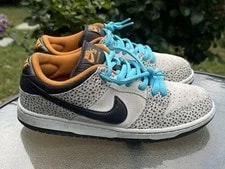 Nike SB Dunk Low Pro "Safari Olympics" ’s Size 9.5 Athletic Shoes FZ1233-002 3