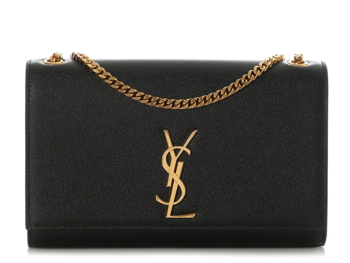Saint Laurent — Saint Laurent Medium Grain de Poudre Kate — Handbag — resale