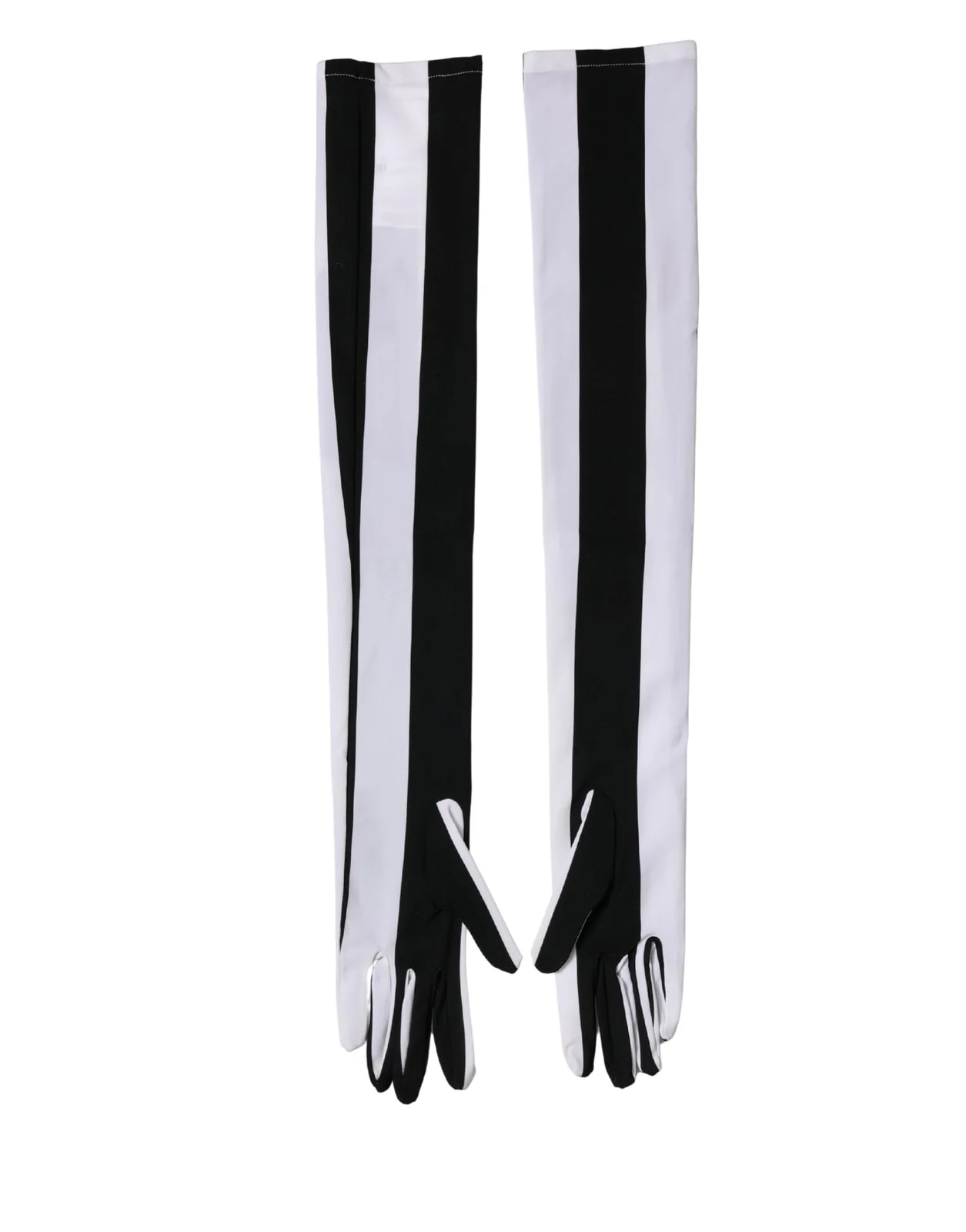 Dolce & Gabbana — Dolce & Gabbana Stripes Elbow Length Gloves — Accessory — resale