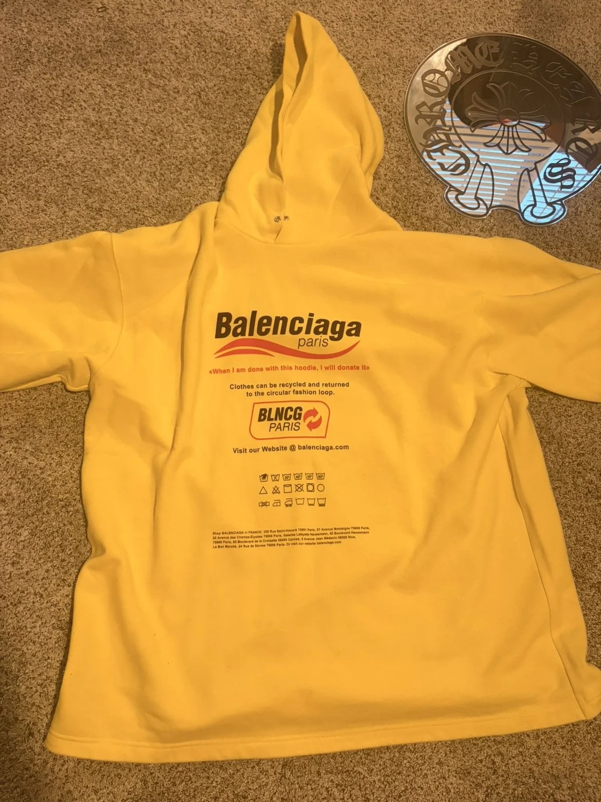 Balenciaga — Balenciaga DRY Clean Hoodie — streetwear — resale