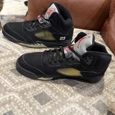 Air Jordan — Air Jordan 5 Metallic 2007 Size 11 No Box Flaw ON Left Shoe Heel — Sneaker — resale