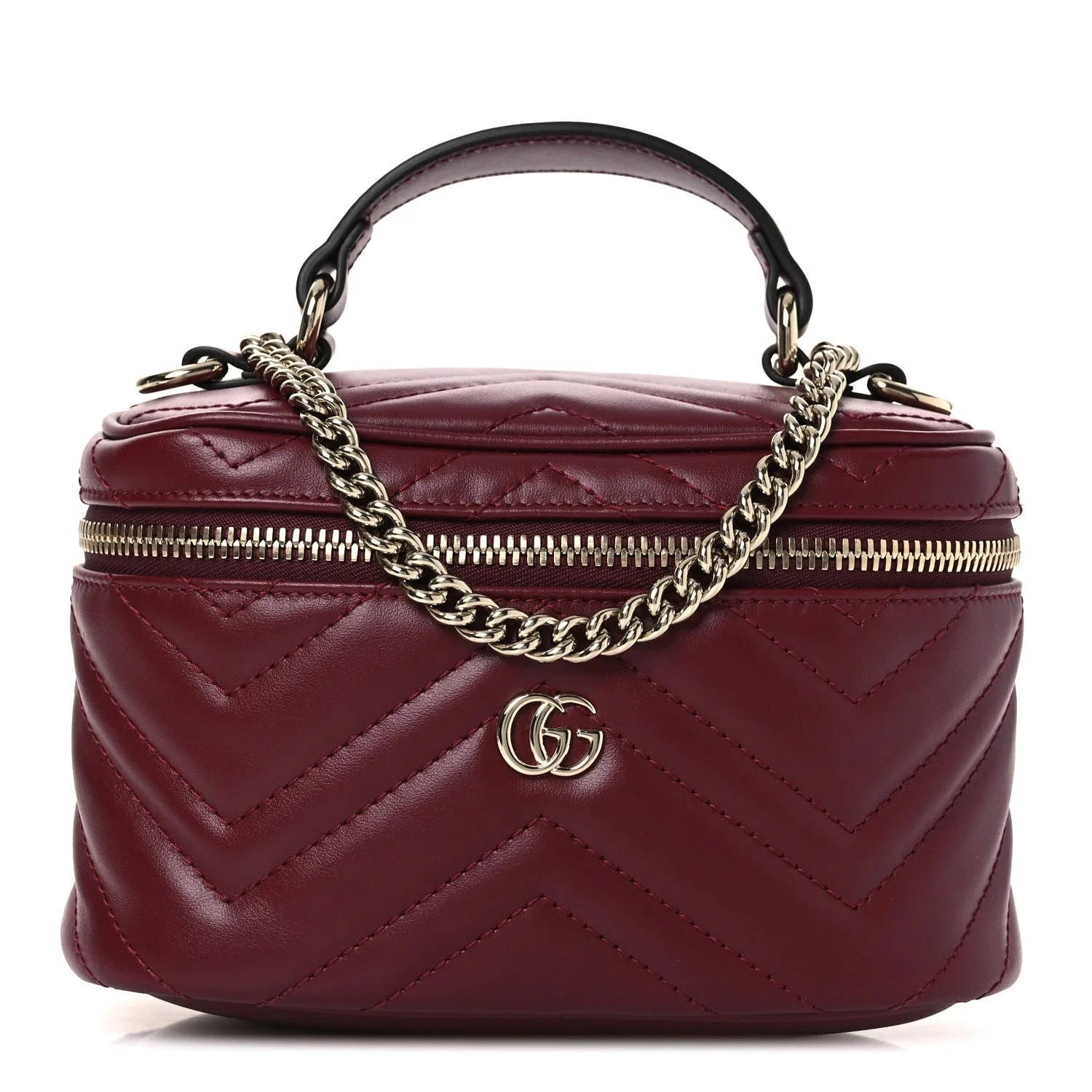 Gucci — Matelasse GG Marmont Vanity Cosmetic Case — Accessory — resale
