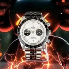 2026 Tudor Black Bay Chrono - 41mm - White Panda Dial on Jubilee - M79360N 4