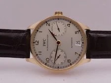 IWC Portuguese Automatic 5001 7 Days P. Reserve 18KT Rose Gold Full SET 4