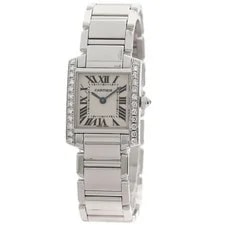 Cartier — Cartier Tank Francaise SM BezelDiamond Watches WE1002S3 K18 White Gold/K18 W... — Watch — resale