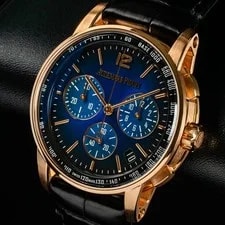 Audemars Piguet — Audemars Piguet Code 11.59 18K Rose Gold Chronograph Smoked Blue 26393OR Full — Watch — resale