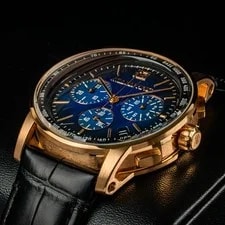 Audemars Piguet Code 11.59 18K Rose Gold Chronograph Smoked Blue 26393OR Full 3