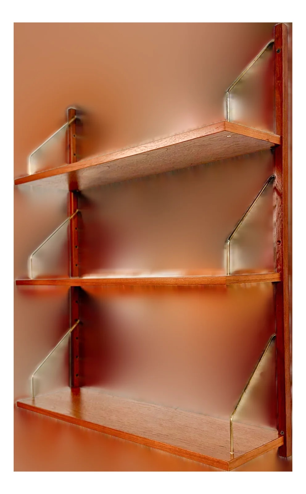 Danish Shelving Unit With Three Shelves in the Style of Cadovius, Sorensen, 1960s — Furniture — resale