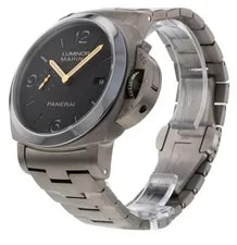 Panerai Luminor 1950 PAM00352 Automatic Tobacco Dial Titanium Nice 3