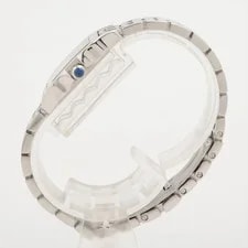 Cartier Santos Doo Moiselle SM W25064Z5 SS QZ Ivory-Face Poor Box Opening/clo 2