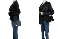 ah8 Chanel Authentic Full Flap Chain Crossbody 2