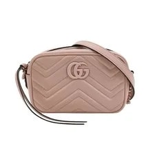 Gucci — Gucci GG Marmont Series Logo Quilted Chain - Excellent #1UJ4I4H — Handbag — resale
