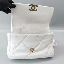 Authentic Chanel 19 Flap in With Mixed Metal Hardware 2