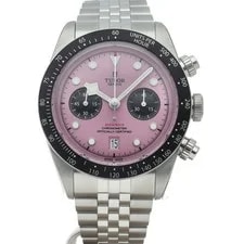 Tudor Black Bay Chronograph Pink M79360N-0019 Stainless Steel mensWatc... 2