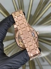 2021 Audemars Piguet Royal Oak Black Bracelet 15500OR.OO.1220OR.01 Complete 4