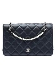 Chanel — Preloved Chanel Quilted Flap Wallet Crossbody Bags One Size — Handbag — resale