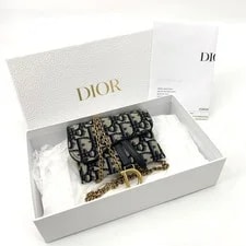 Dior — Dior Christian Saddle Nano Chain S5654CTZQ 129169321 [P] — Handbag — resale