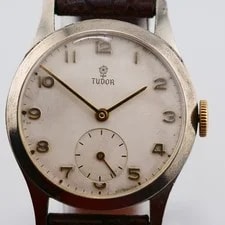 Tudor — Tudor Sub-Seconds 15 Jewels Manual Wind Steel Works Well — Watch — resale