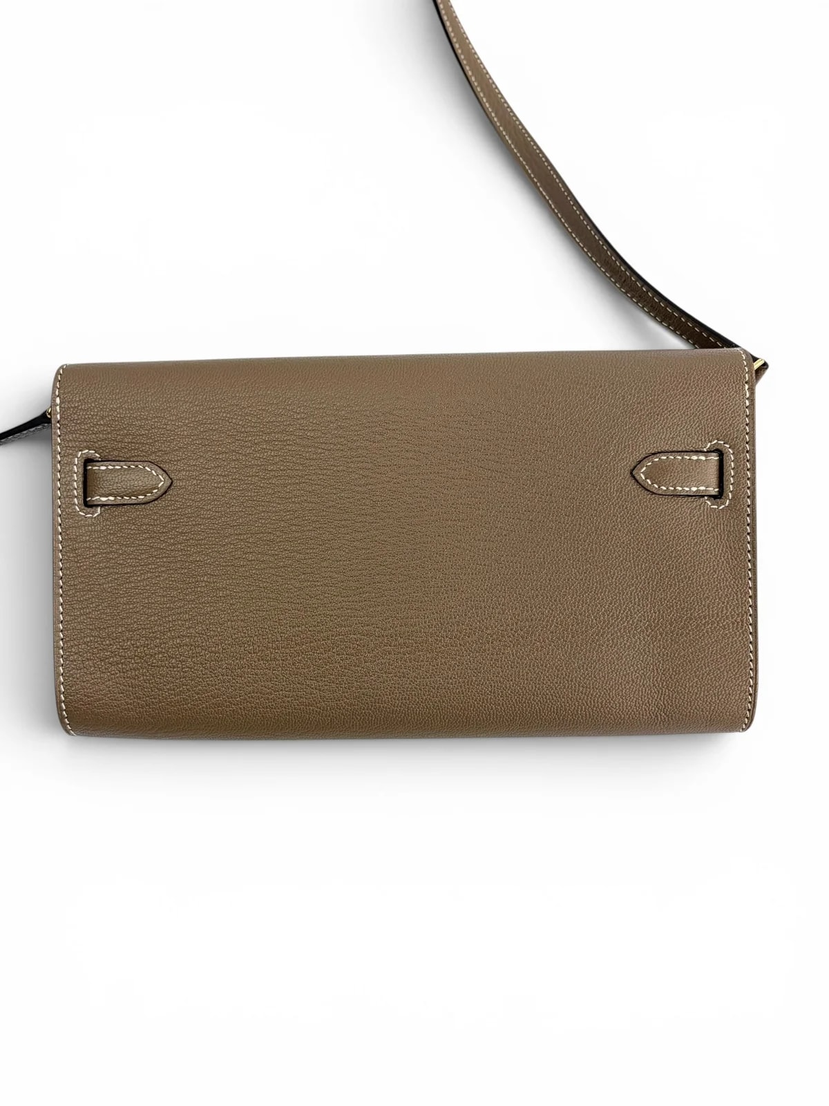 Hermes Etoupe Kelly Wallet To Go 3