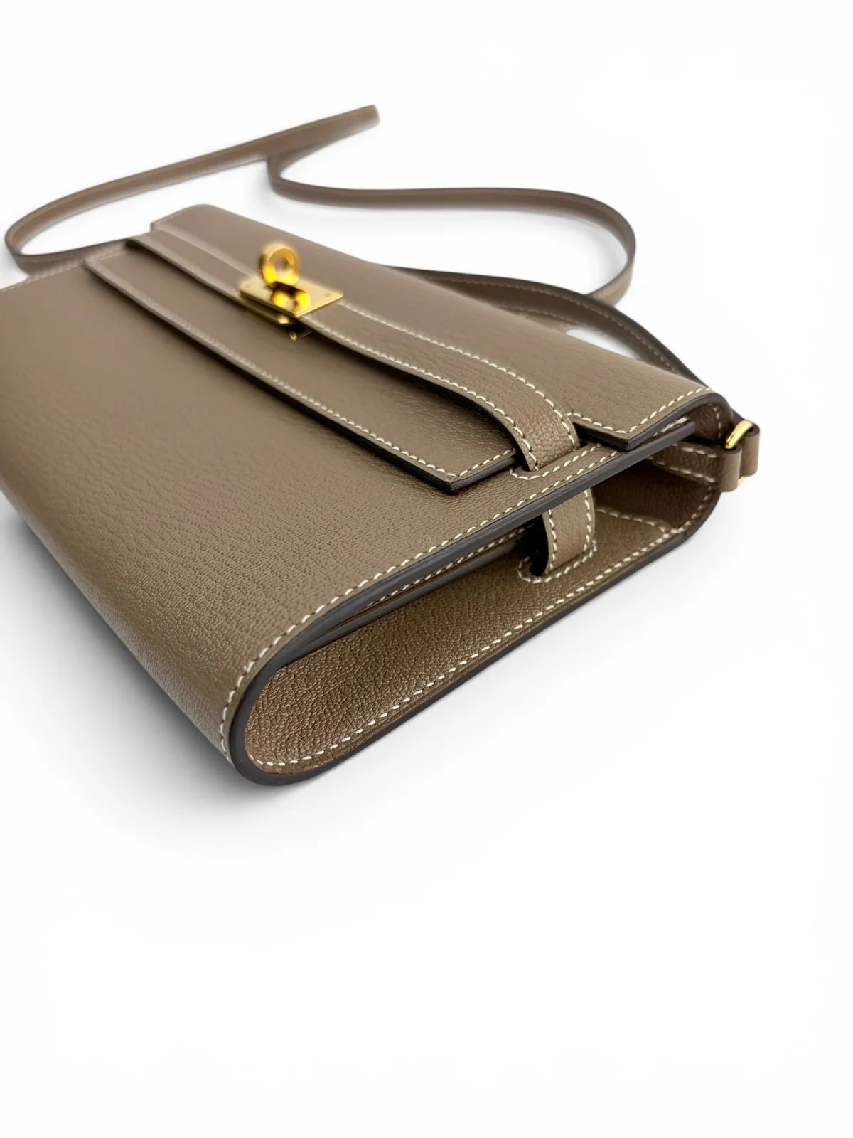 Hermes Etoupe Kelly Wallet To Go 4