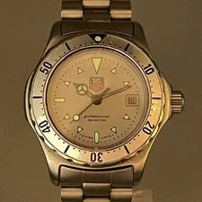 TAG Heuer Professional 200 972.008R-2 Professional Stainless Steel SS 28mm 2