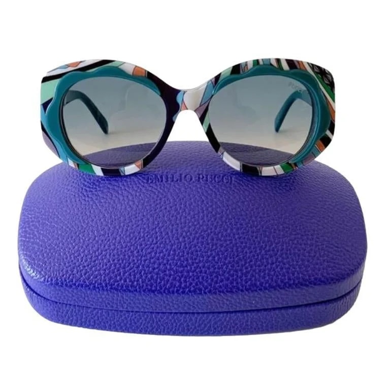 Emilio Pucci — New Emilio Pucci 70s Vibe Sunglasses With Case — Accessory — resale