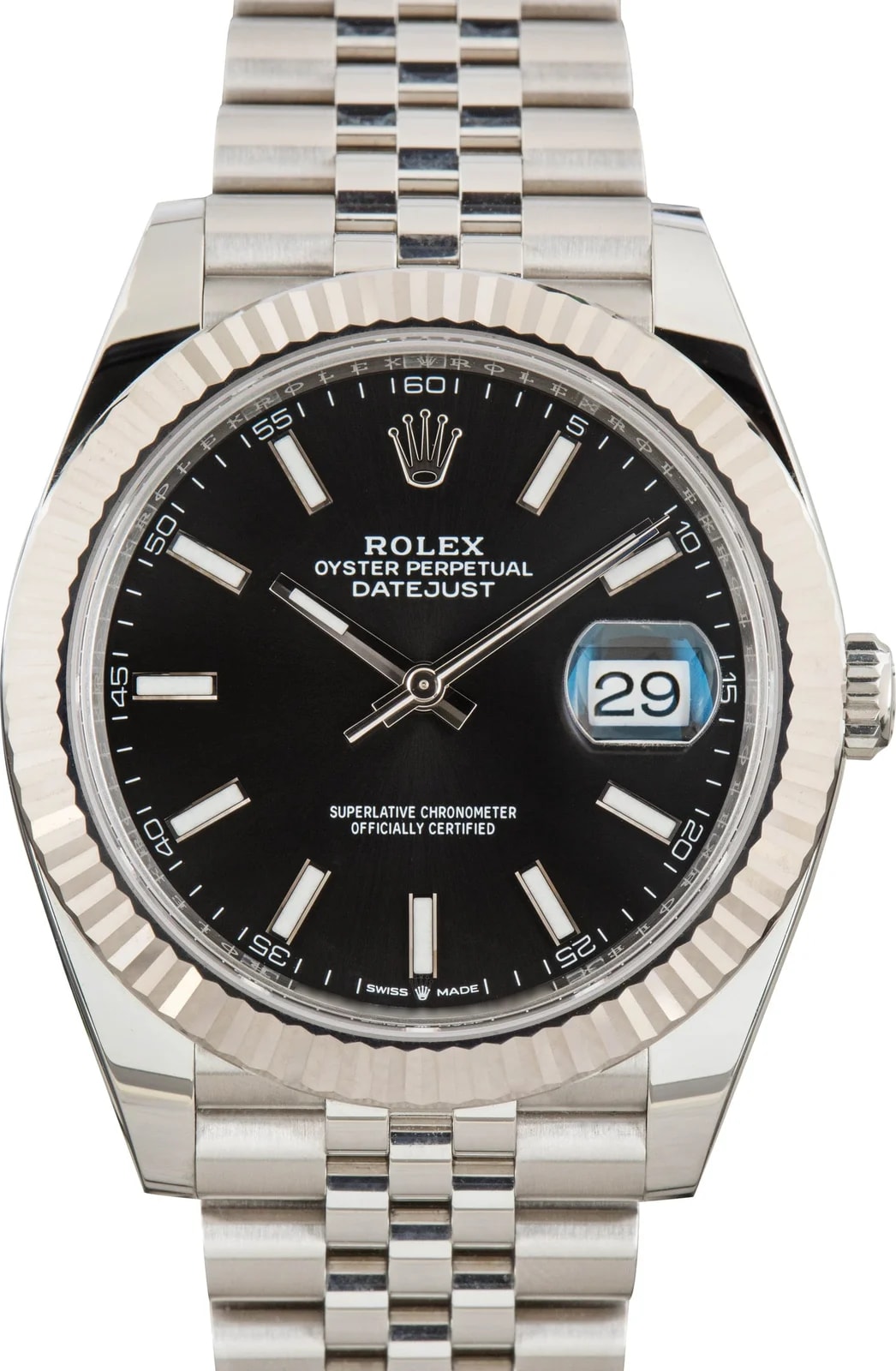 Rolex — Rolex Datejust 41 Ref 126334 Black Index Dial — Watch — resale