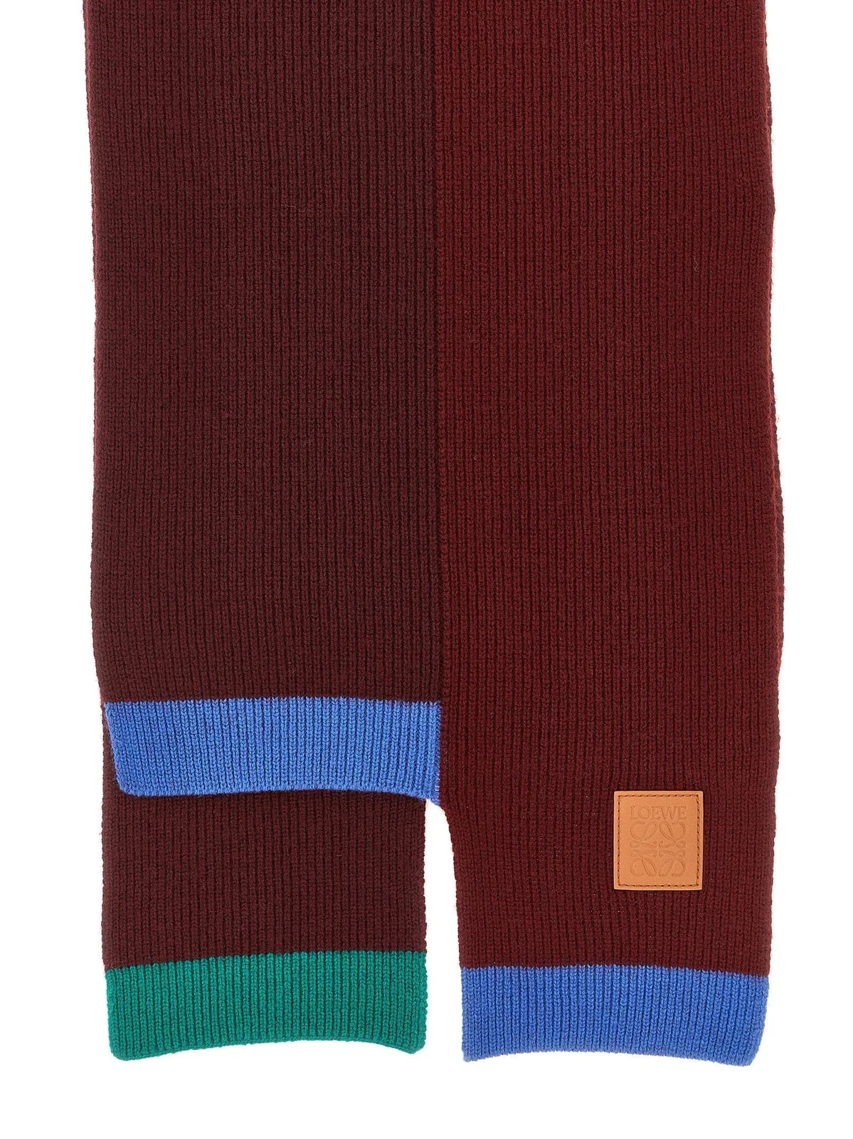 Loewe Ribbed With Contrast Trim Scarf — Scarfs 2