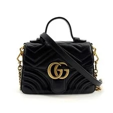 Gucci — Gucci Marmont Mini Top Handle 547260 160216604 [P] — Handbag — resale