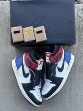 Air Jordan — Size 10 - Design X Air Jordan 1 Retro OG High Varsity — Sneaker — resale