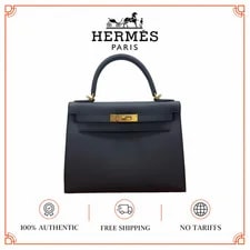 Hermès — Hermès Kelly 28 GHW W/ Strap Auth — Handbag — resale