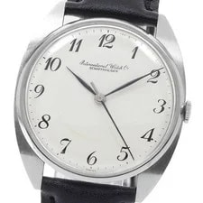 IWC Schaffhausen — IWC Schaffhausen CAL.403 White Manual SS Hand Wound — Watch — resale