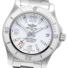 Breitling — Breitling Super Ocean 2 36 A17316 Date White Dial Automatic Boy's Watch_895399 — Watch — resale