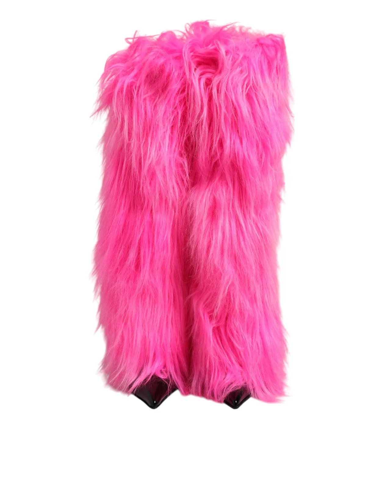 Dolce & Gabbana — Dolce & Gabbana Faux Fur — Designer Shoe — resale