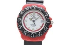 TAG Heuer — [Exc+5] TAG Heuer Formula 1 385.513/1 Red White Dial Quartz — Watch — resale