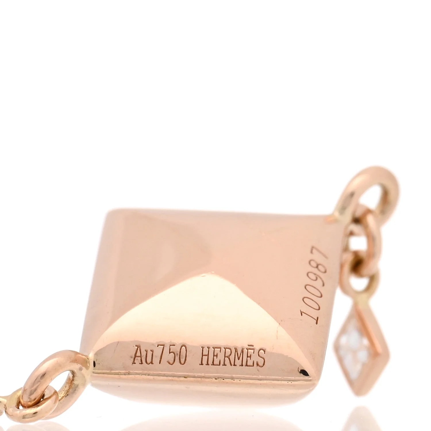 18K Rose Gold Collier de Chien Rock 4