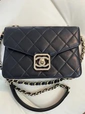 Chanel — Chanel Strass CC Logo Flap 2023 — Handbag — resale