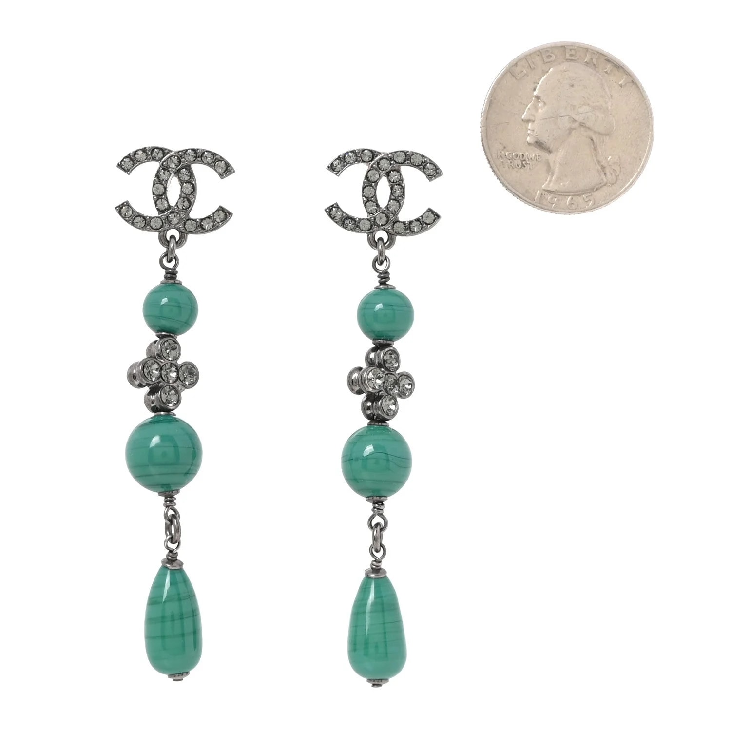Ruthenium Bead CC Dangle 2