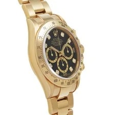 Rolex Cosmograph Daytona 16528G 40mm Yellow Gold Black #WW3276 3