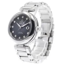 Omega DE Ville Ladymatic 425.30.34.20.56.001 34mm SS Black #C4661 2