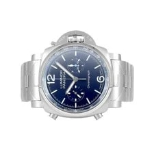 Panerai Luminor PAM01110 Satin 44.0mm Blue Dial Automatic Box and Papers #YKW461 2