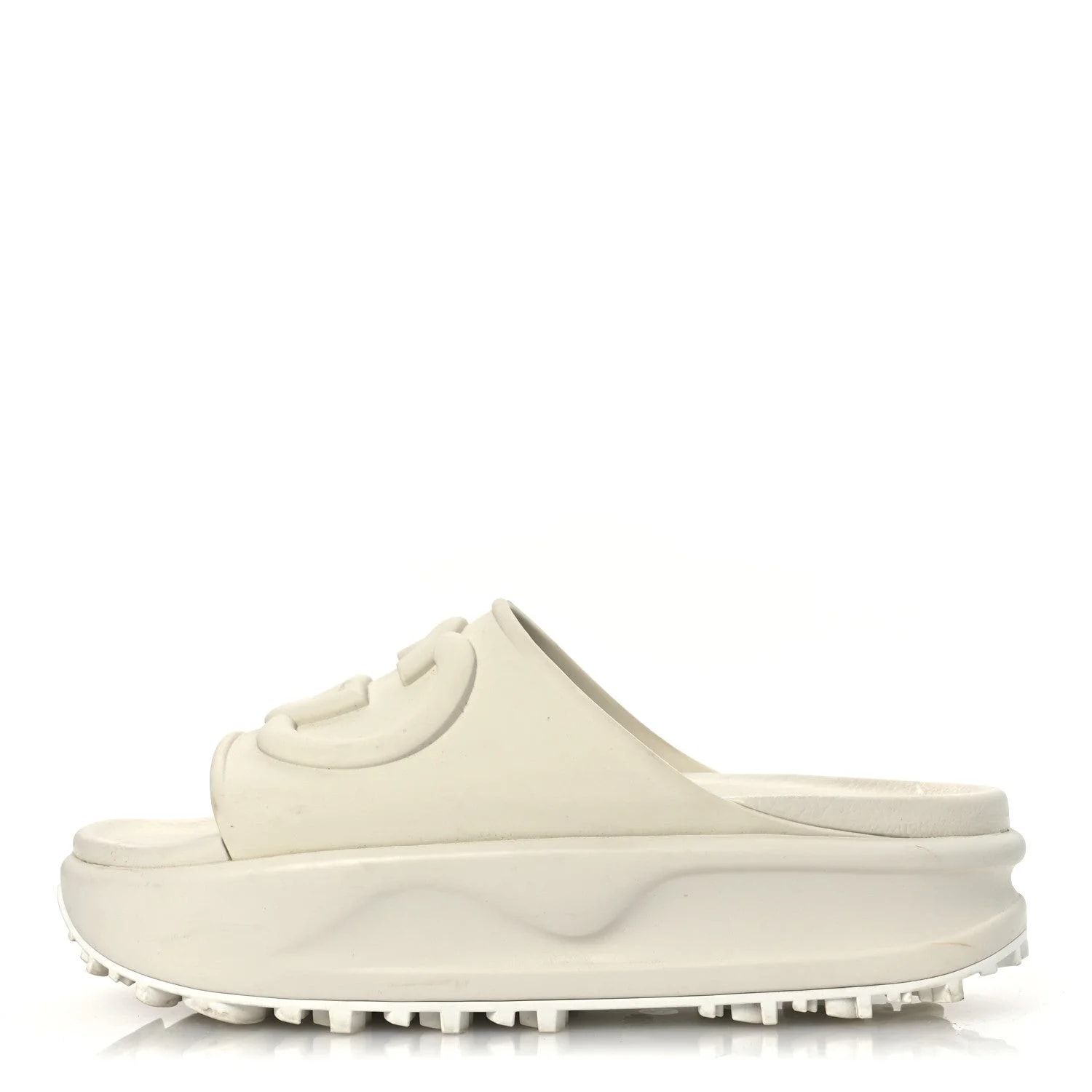 Gucci — Soft Interlocking G Platform 42mm Slide 40 Off — Designer Shoe — resale