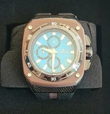 Invicta Speedway Quartz Chronograph Blue Dial Silicone Strap 46mm 2
