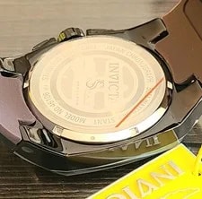 Invicta Speedway Quartz Chronograph Blue Dial Silicone Strap 46mm 4