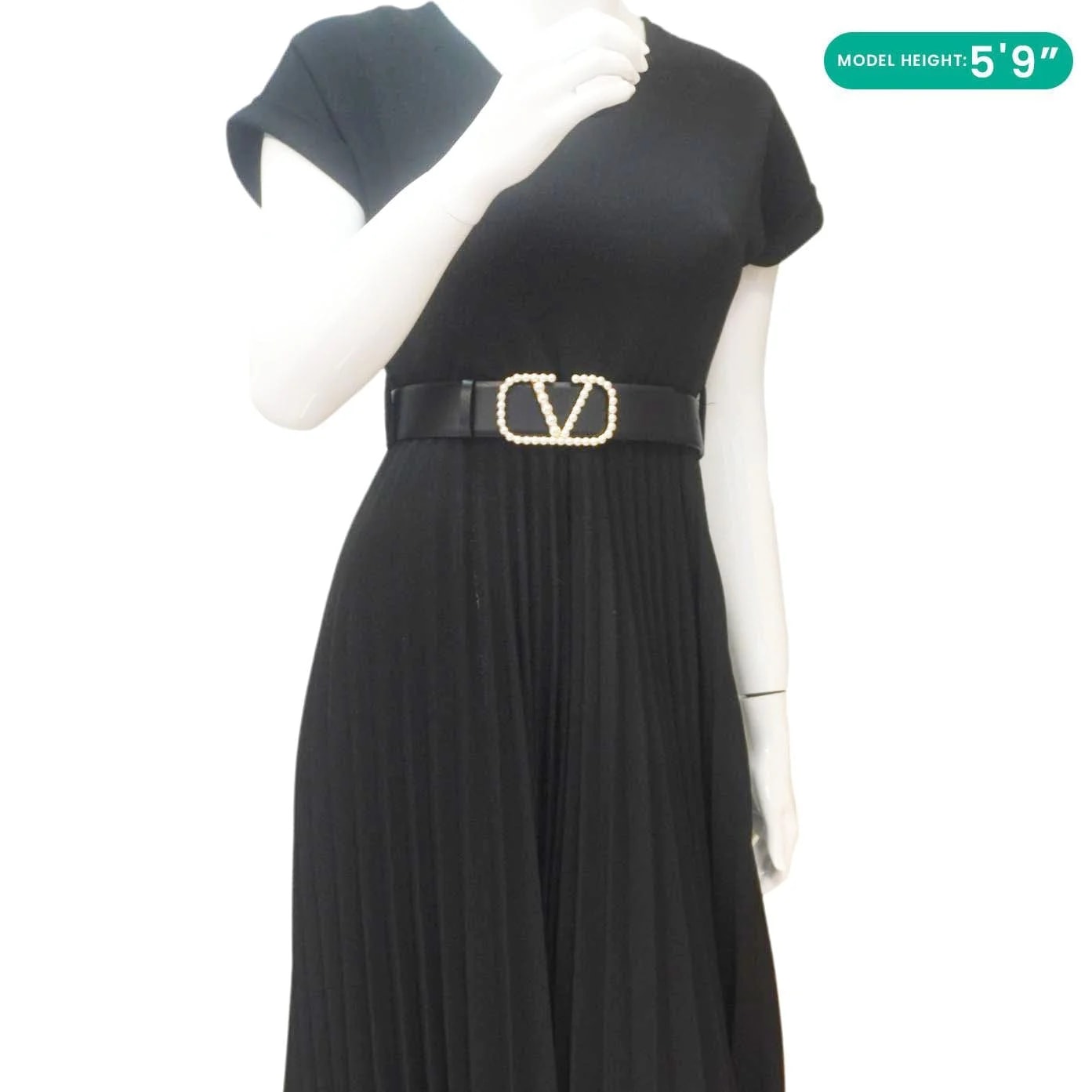 Valentino Garavani VLogo Pearls Reversible Belt 2