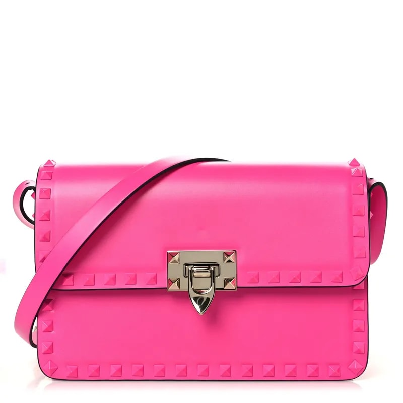Valentino Garavani — Smooth Enamel Tonal Rockstud23 PP — Handbag — resale