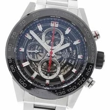 TAG Heuer — TAG Heuer CAR2A1W-0 Carrera Date Chronograph Automatic Skeleton Dial — Watch — resale