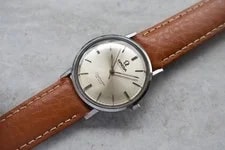 1960s Omega Seamaster de Ville Automatic Silver Dial Leather 2
